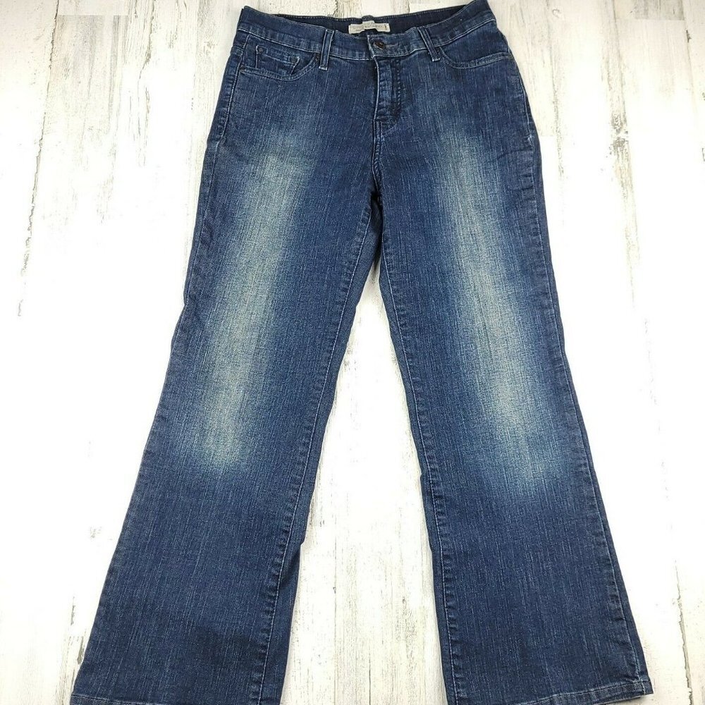Levi’s 512 Perfectly Slimming Bootcut Jeans Women’s Size 12 Medium Dark Wash Str